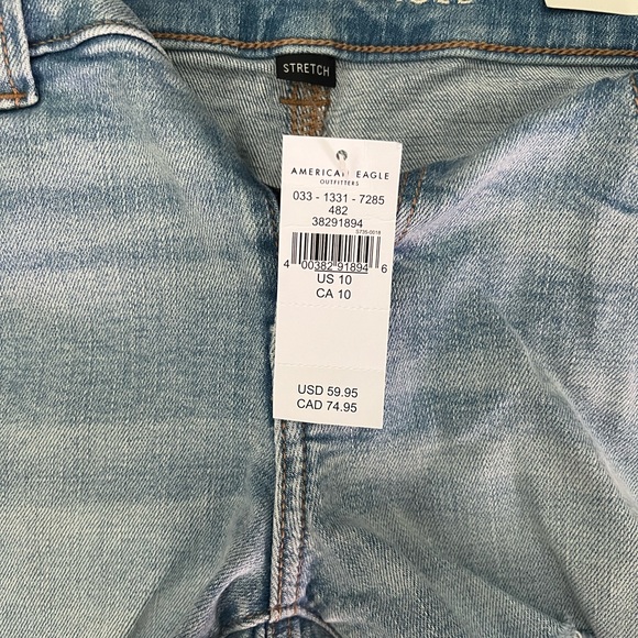 American Eagle Super Low Rise Shortie size 10/30W (stretch) - Picture 2 of 5